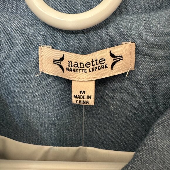 Nanette Lepore Tweed and Denim Jacket - Picture 5 of 6